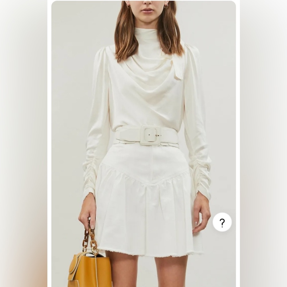 Zimmermann white silk top